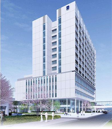 「総合教育研究棟」の外観パース②