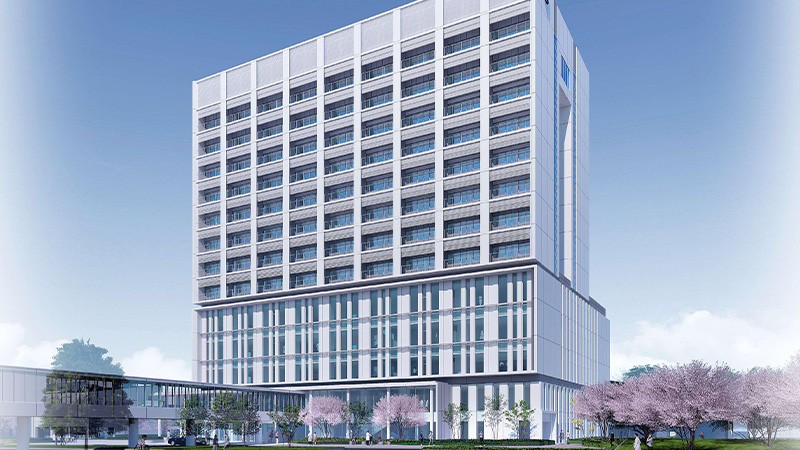 「総合教育研究棟」の外観パース③