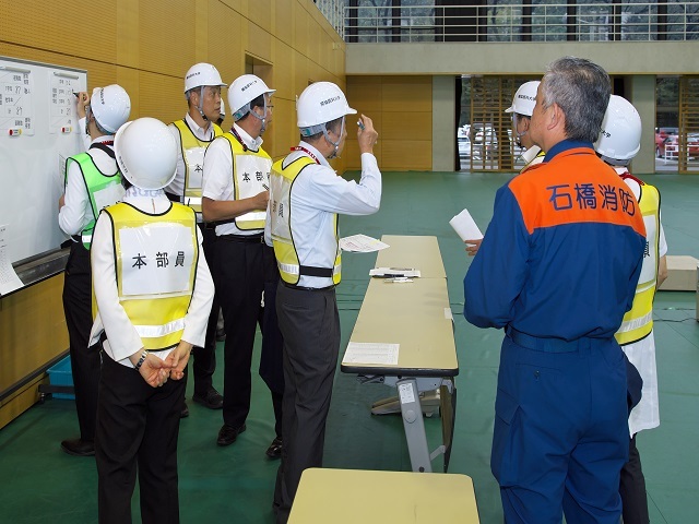 全学あげての大規模な防災訓練（地震）を実施